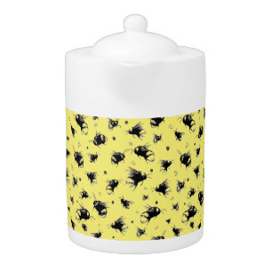 Teapot Gift for New Mom with Bee Design