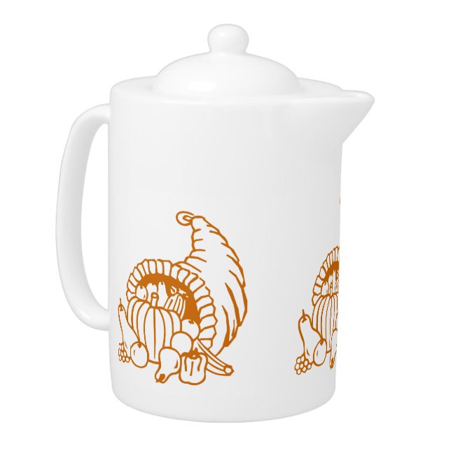 Teapot - Horn of Plenty (Left)