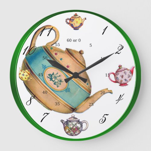 Teapot Melody Large Clock