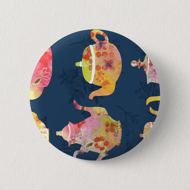 Teapot obsession button (Front)