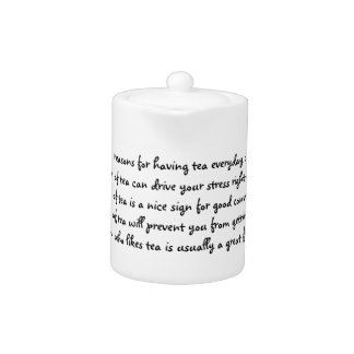 Teapot of Reasons