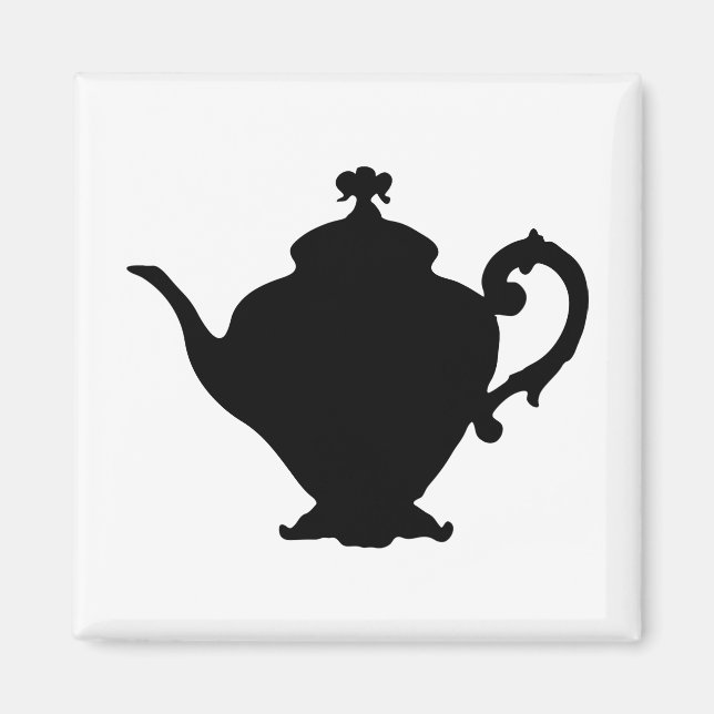 Teapot Silhouette Magnet (Front)