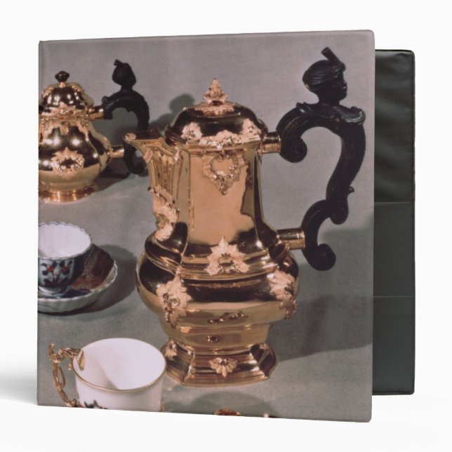 Teapot, sugar bowl, chocolate pot and mug 3 ring binder (Front/Inside)