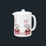 Teapot Vintage Elephant Valentine's Day<br><div class="desc">Teapot Something for everyone offers customized personalized teapot especially for you. While you are here already you may want to view other related bathroom items such as, t-shirts, shower curtain liners, soap dispensers, bath mats, bath sets, colorful children’s shower curtains, bath scales, man cave shower curtains, bathroom accessories, soap dish...</div>