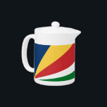 Teapot with Seychelles Colors Design<br><div class="desc">Add a vibrant touch to your tea time with this elegant teapot featuring a Seychelles Colors design! Crafted with attention to detail, this teapot is more than just a functional kitchen item—it’s a statement of style and cultural expression. The bold Seychelles-inspired colors create a striking and modern aesthetic, making it...</div>