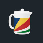 Teapot with Seychelles Colors Design<br><div class="desc">Add a vibrant touch to your tea time with this elegant teapot featuring a Seychelles Colors design! Crafted with attention to detail, this teapot is more than just a functional kitchen item—it’s a statement of style and cultural expression. The bold Seychelles-inspired colors create a striking and modern aesthetic, making it...</div>
