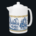 Teapot - Wonderland<br><div class="desc">John Tenniel's timeless wood engraving illustrations live on in our Wonderland series of kitchenware. Here we have four Mad Hatter scenes from Alice in Wonderland by Lewis Carroll on a classic large size teapot. Perfect for that next memorable tea party!
design by Joseph Maas</div>