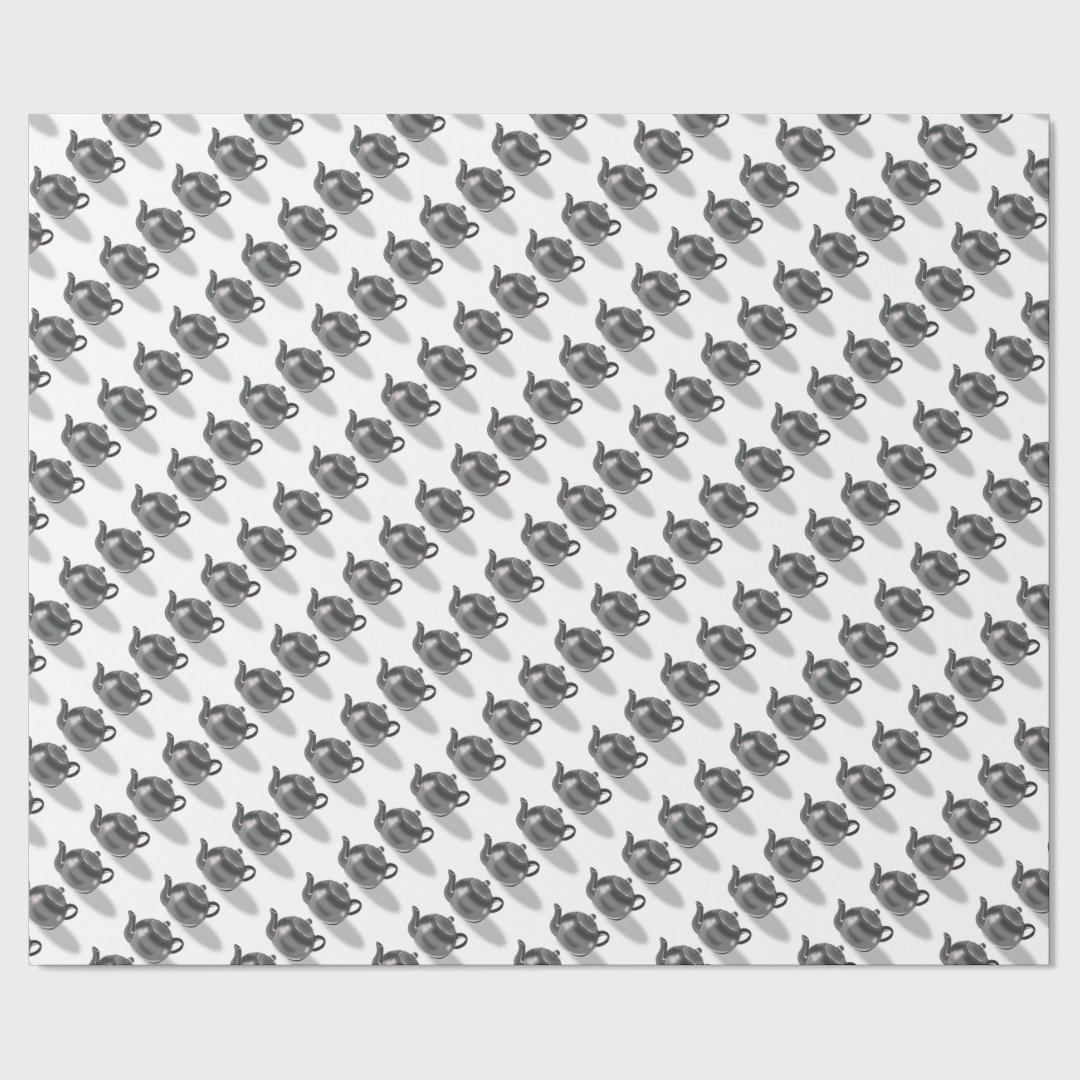 Teapot Wrapping Paper Zazzle