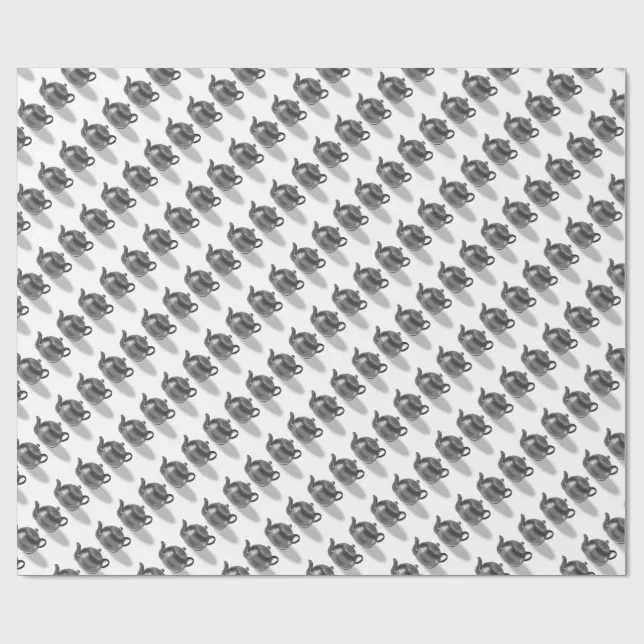 Teapot Wrapping Paper Zazzle