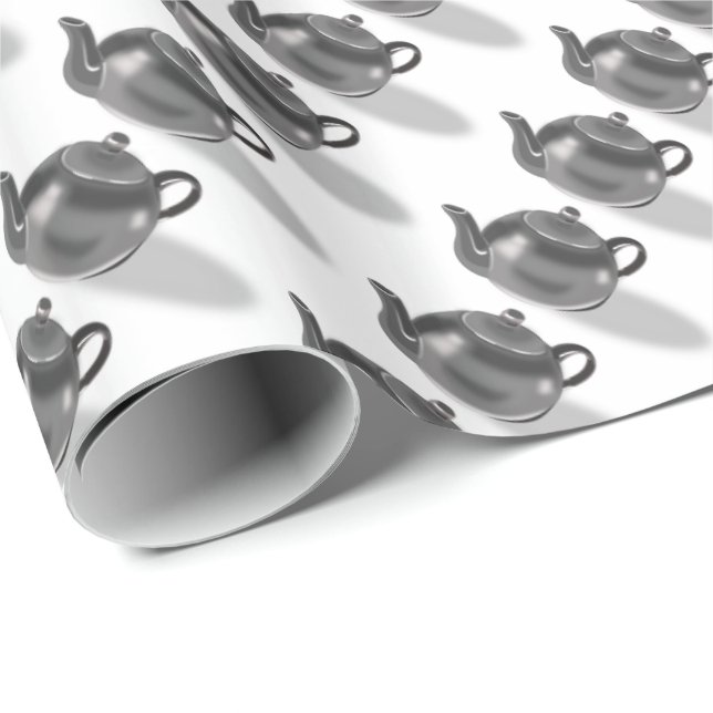 Teapot Wrapping Paper (Roll Corner)