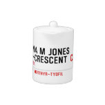 Donna M Jones Ash~Crescent   Teapots