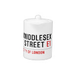 MIDDLESEX  STREET  Teapots