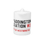 paddington station  Teapots