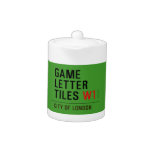 Game Letter Tiles  Teapots