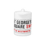 St George's  Square  Teapots