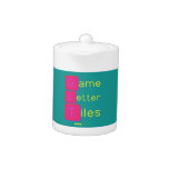 Game
 Letter
 Tiles  Teapots