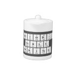 Periodic
 Table
 Writer  Teapots