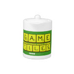Game
 Letter nomsa luv's andile
 Tiles  Teapots