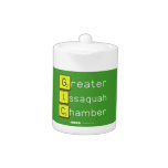 Greater
 Issaquah
 Chamber  Teapots