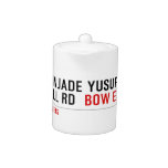 Laurenjade yusuf Jodrell rd  Teapots