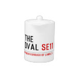 THE OVAL  Teapots