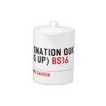 Coronation Quiche  (piss up)  Teapots
