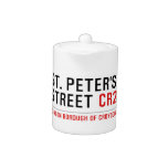 St. peter's Street  Teapots