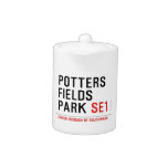 potters fields park  Teapots