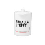 Abdalla  street   Teapots