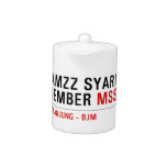 Jamzz Syarif Member  Teapots