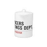 Spencers Lettings Dept.  Teapots