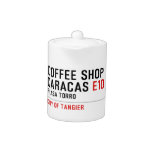 Coffee shop Caracas  Teapots