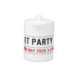 Street Party  Teapots
