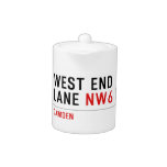 West End  Lane  Teapots