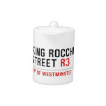 king Rocchi Street  Teapots
