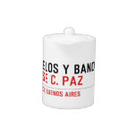 PaÑuelos y Banderas DE  Teapots