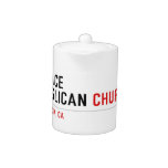 Grace ANglican  Teapots