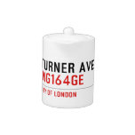 turner ave   Teapots