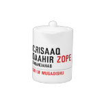 C.risaaq daahir  Teapots
