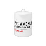 Olympic Avenue  Teapots