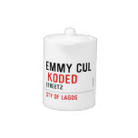 EMMY CUL   Teapots