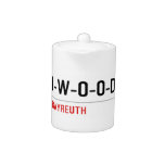 O-L-I-W-O-O-D  Teapots