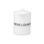 Gentlemens Lounge  Teapots