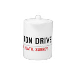 NAMTON DRIVE  Teapots