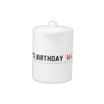 A Queen's birthday   Teapots