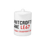 Whitcrofts Lane  Teapots