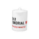 G.w.r memorial  Teapots