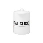 Chemical Close  Teapots