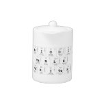 Periodic
 Table
 Writer  Teapots