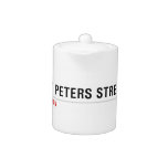 JIMMY PETERS Street  Teapots